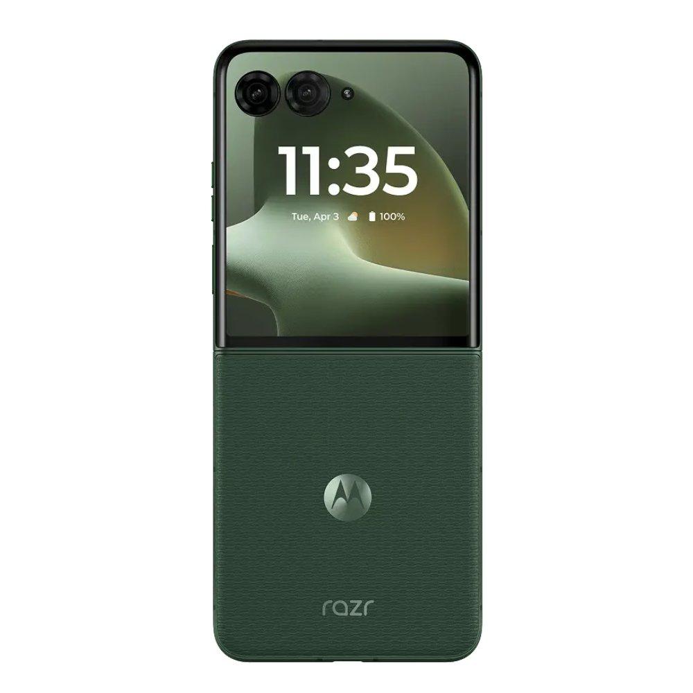 Motorola Razr 70 Plus Phone, Qualcomm Snapdragon 8s Gen 3, 12GB RAM, 256GB, 6.9-Inch, PBCF0008AE - Green