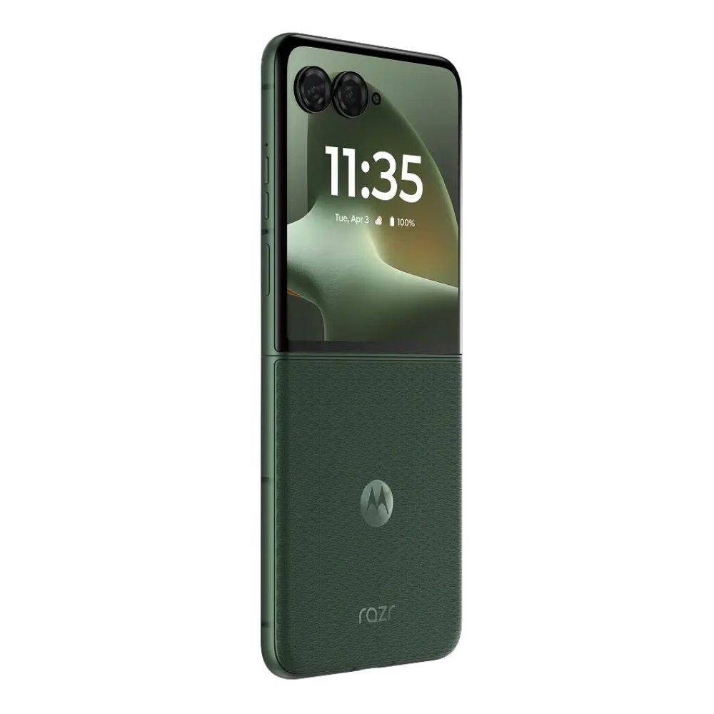 Motorola Razr 70 Plus Phone, Qualcomm Snapdragon 8s Gen 3, 12GB RAM, 256GB, 6.9-Inch, PBCF0008AE - Green