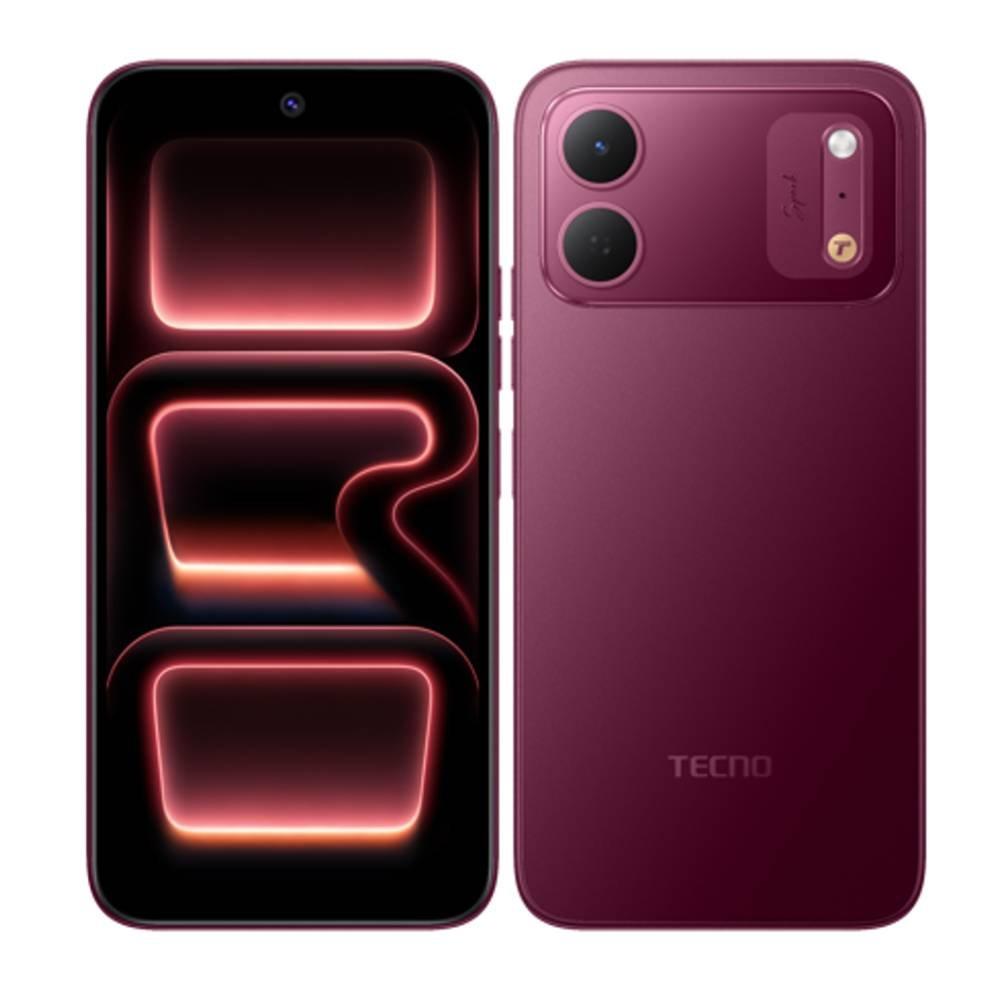 Tecno Spark 50C 4G Phone, MediaTek Helio G81, 4GB RAM, 64GB, 6.78-Inch Screen - Red