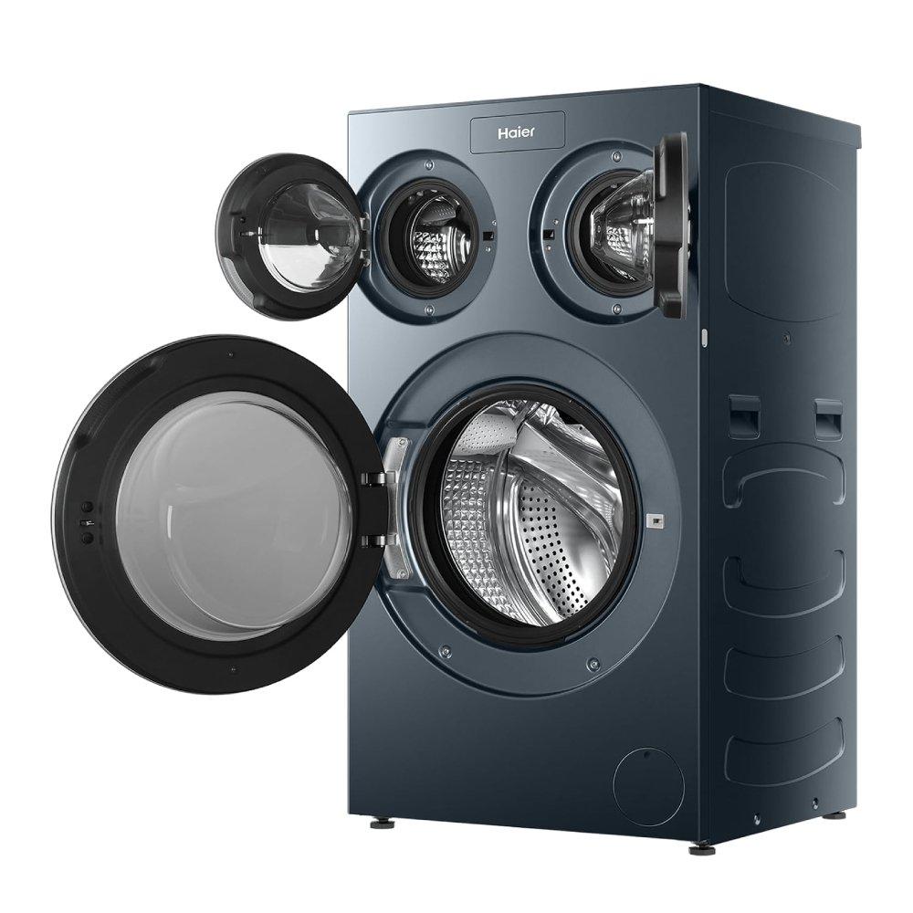 Pre-Order Haier Front Load Washing Machine, 11KG, 3 Drum, 1400 RPM, P.O. HAIER 3 DRUM - Grey