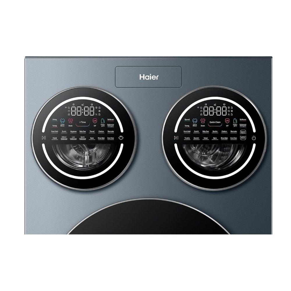 Pre-Order Haier Front Load Washing Machine, 11KG, 3 Drum, 1400 RPM, P.O. HAIER 3 DRUM - Grey