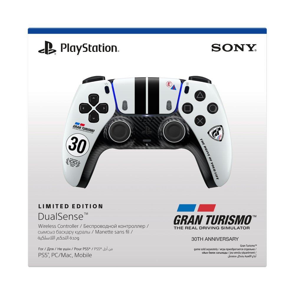 Pre-Order Sony Gran Turismo Limited Edition DualSense 5 Wireless Controller for PlayStation 5, PREORDER-GTDS - White