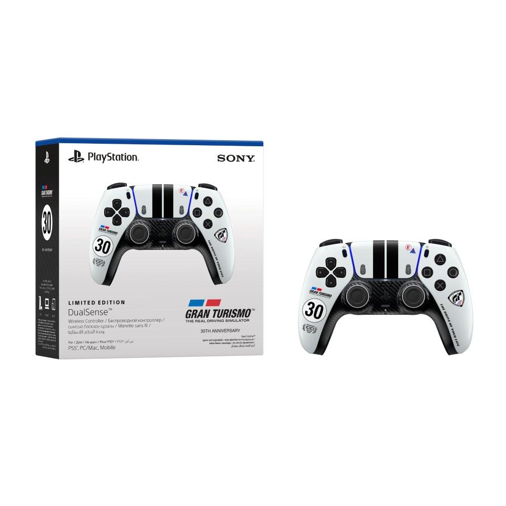 Pre-Order Sony Gran Turismo Limited Edition DualSense 5 Wireless Controller for PlayStation 5, PREORDER-GTDS - White