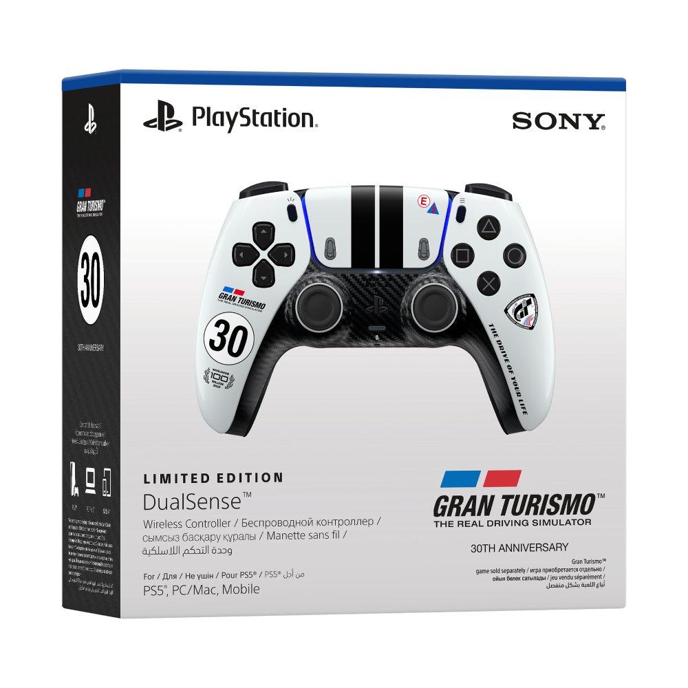 Pre-Order Sony Gran Turismo Limited Edition DualSense 5 Wireless Controller for PlayStation 5, PREORDER-GTDS - White