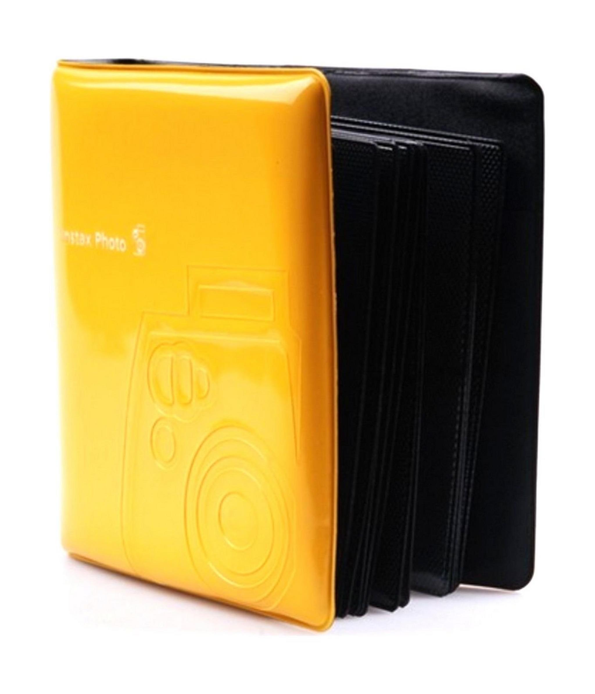 Fuji Instax Mini 8 Photo Album - Yellow