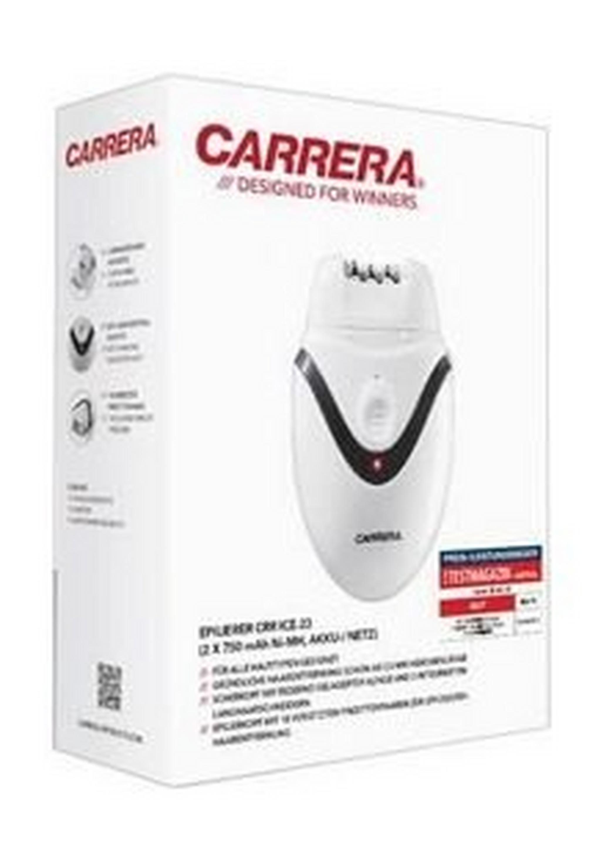 Carrera 2 in 1 WhiteLine Hair Epilator (9143911) - White