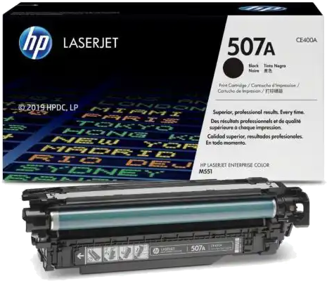 HP 507A LaserJet Toner Cartridge - Black (CE400A)