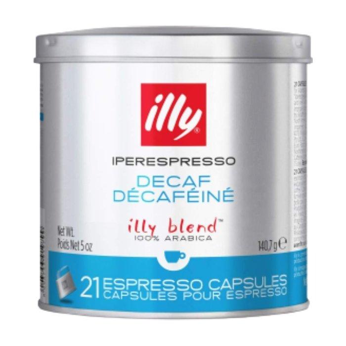 Illy Decaffeinated Espresso Coffee 21 Capsules - Blue