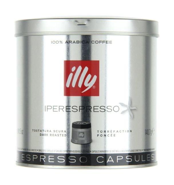 Illy IperEspresso Dark Roasted Coffee - 21 Capsules - Black 