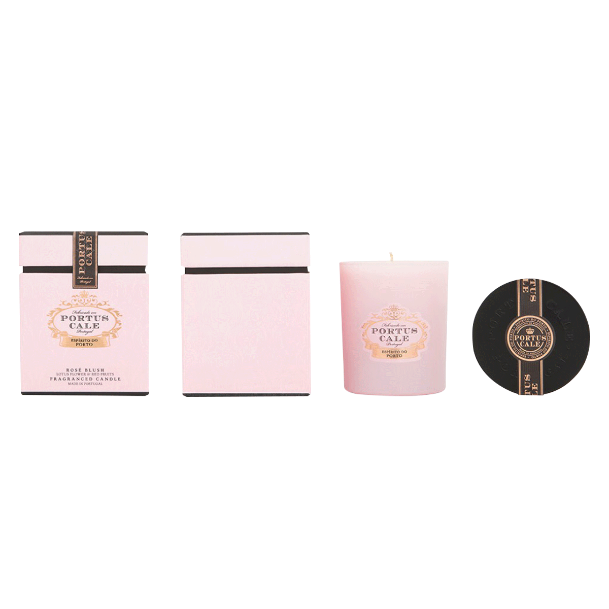 Portus Cale Rose Blush Candle 210 Gm