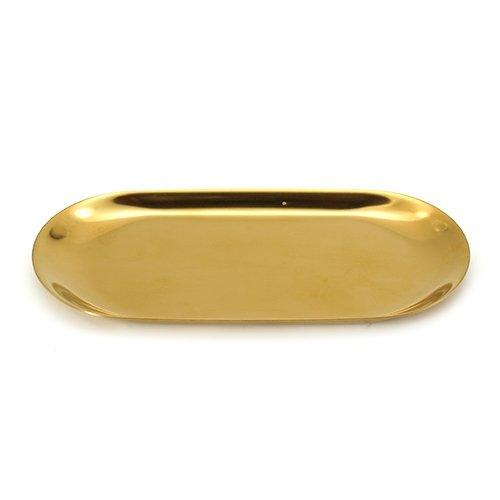 صينية معدنية لافوما ذهبية 18 سم