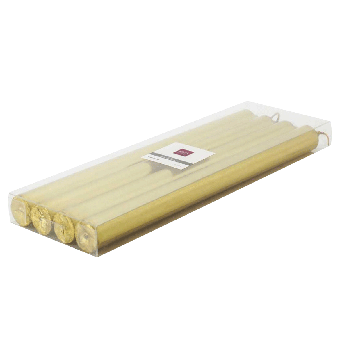 Diya Dinner Candle Gold Set of 4