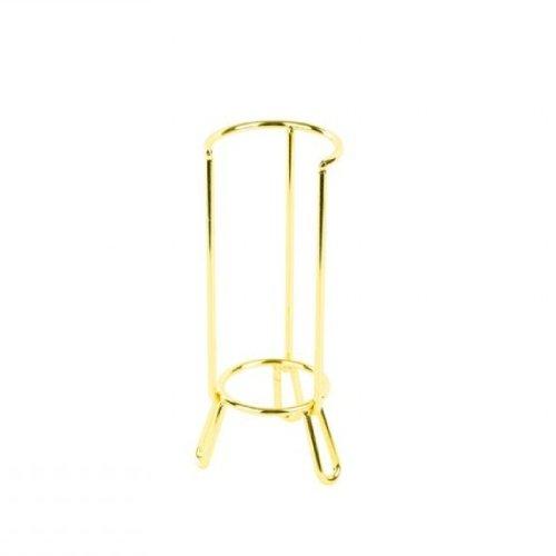 حامل فناجين قهوة أتيلا زجاجي ذهبي 5×17.5 سم