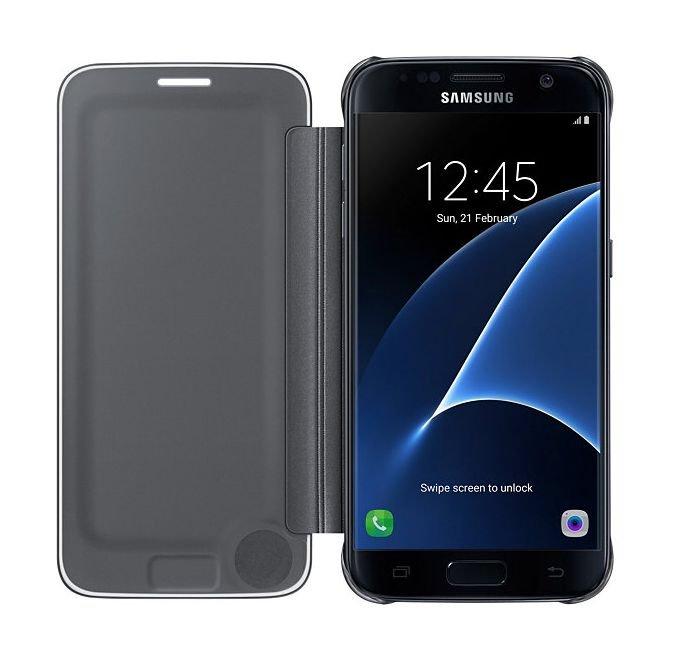 Samsung Galaxy S7 Edge Clear View Cover – Black