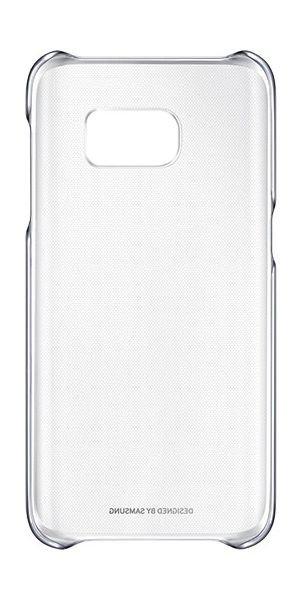 Samsung Protective Clear Cover for Galaxy S7 Edge - Black