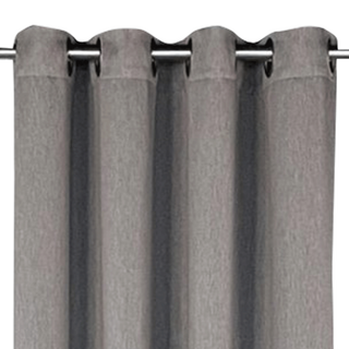 Buy Black out curtain panel grey 140x300 cm in Kuwait