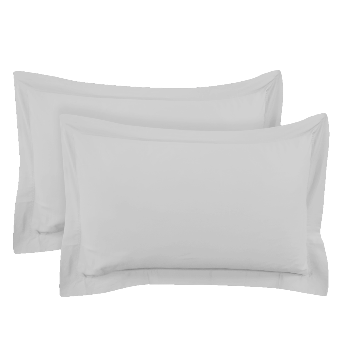 Buy 250 thread count cotton pillowcase light grey 50 x 75 cm in Kuwait