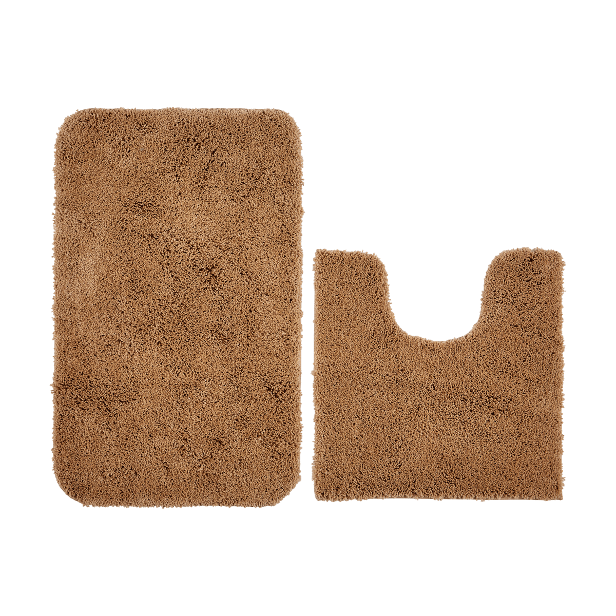 Buy Kingsley bath mats set mocha 50x80 + 50x50 cm in Kuwait