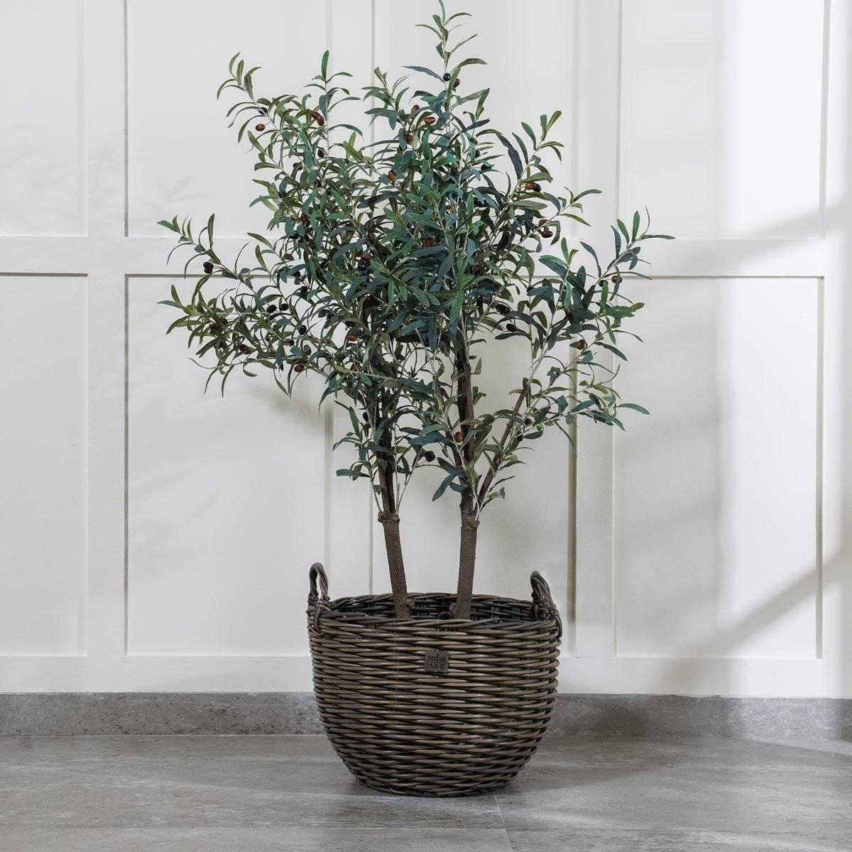 Darlene Grey Polyrattan Outdoor Planter