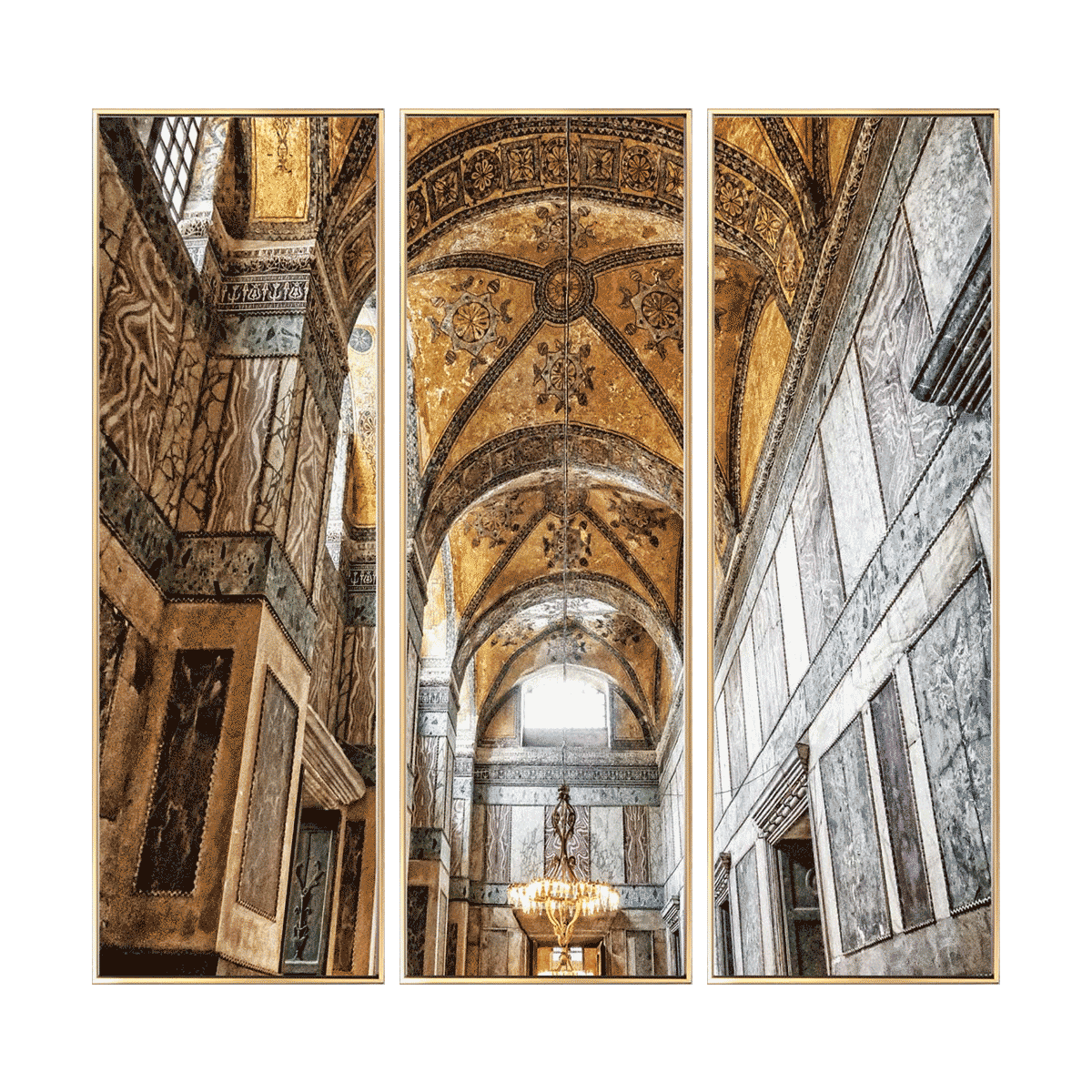 Heritage Glass Wall Art 40 x 120 Cm