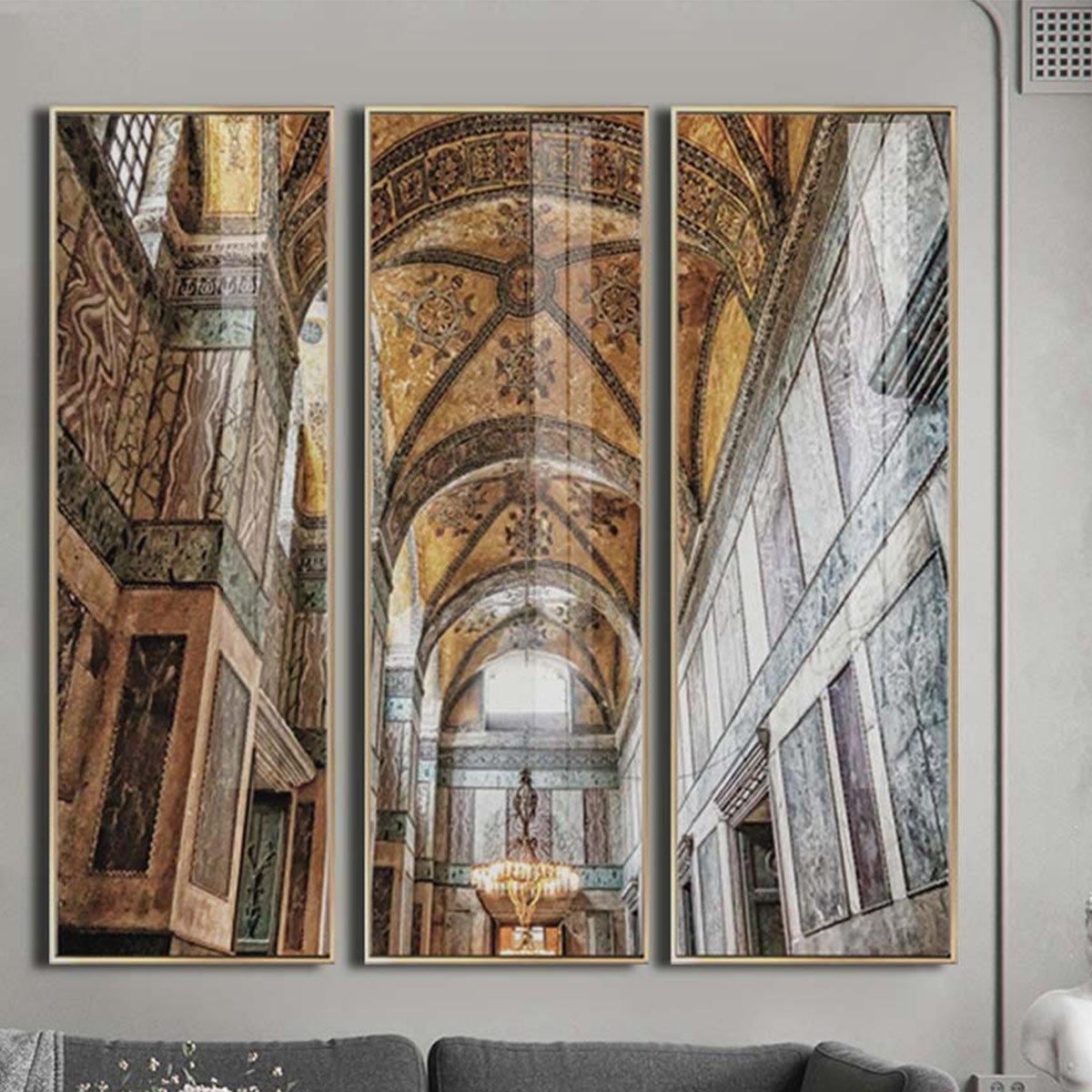 Heritage Glass Wall Art 40 x 120 Cm