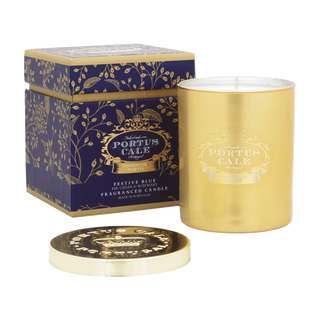 Buy Portus cale festive blue golden candle 210 gm in Kuwait