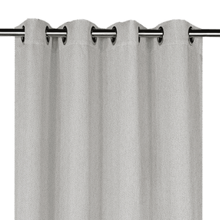 Buy Black out curtain panel grey 140x300 cm in Kuwait