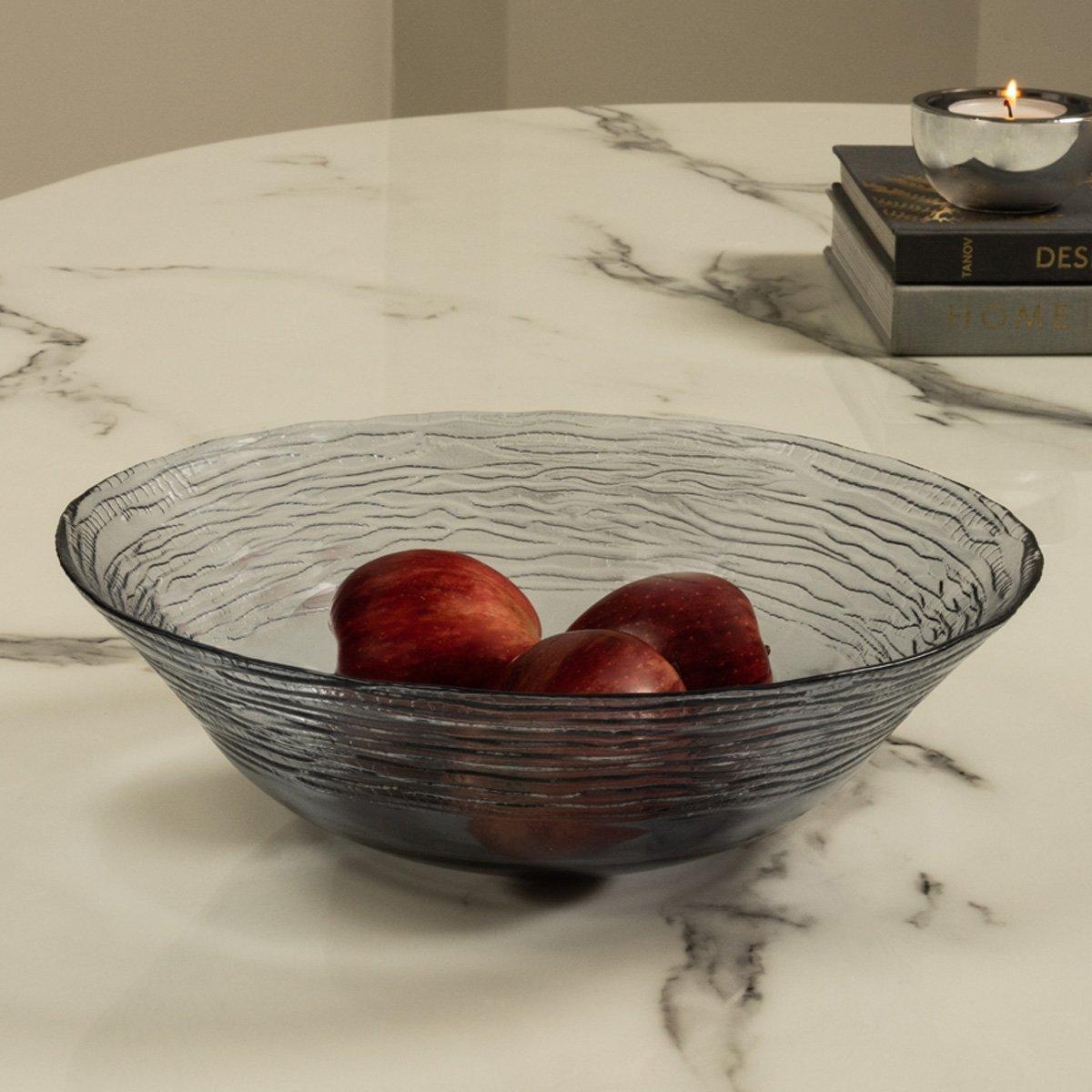 وعاء تقديم ميجارا رمادي داكن 30x9.5 سم