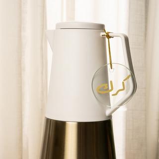 Buy Karak glass drink tag gold in Kuwait