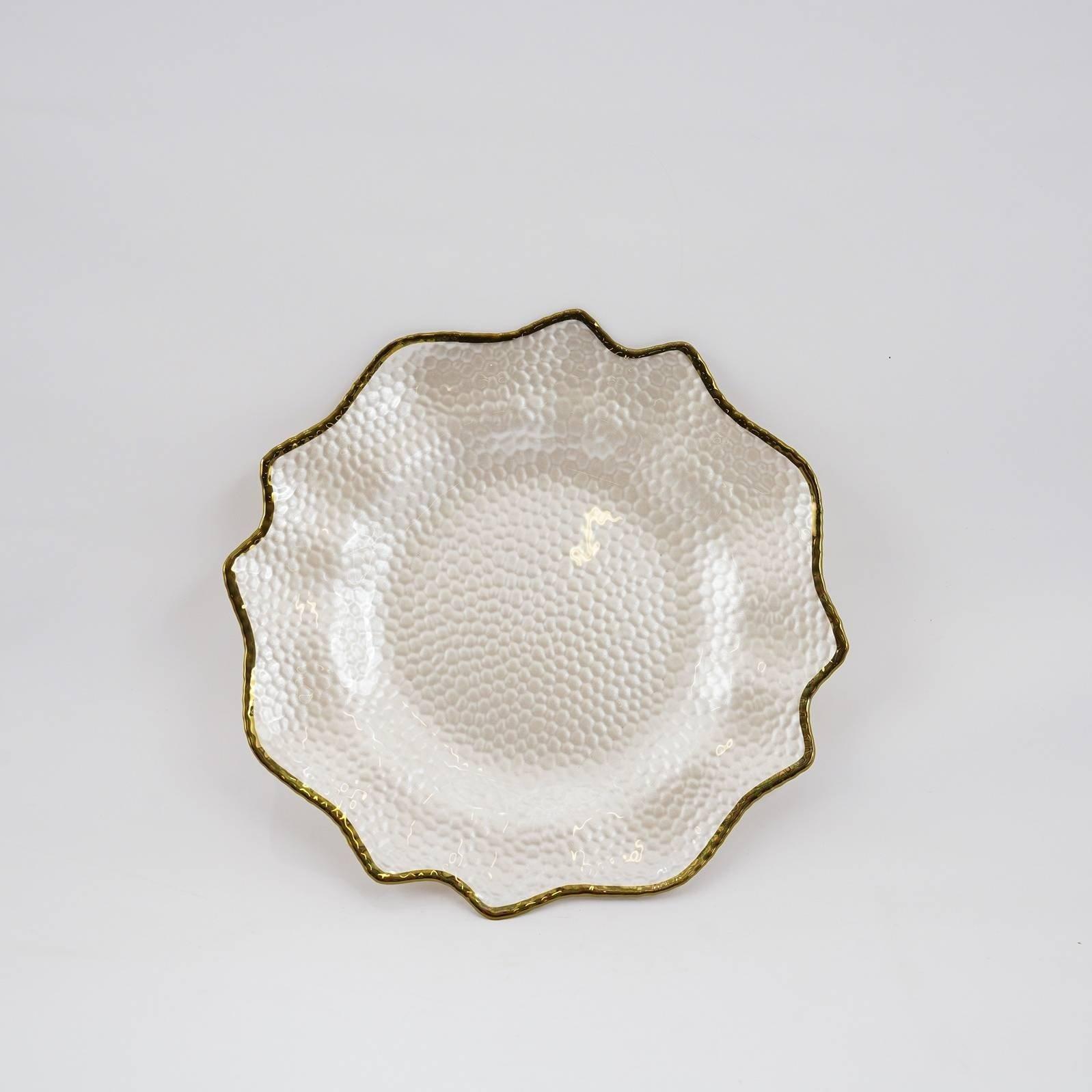 Buy Jasmine charger plate white in Kuwait