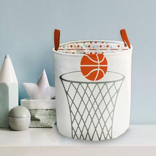 Buy Basketball laundry hamper white h50 cm in Kuwait