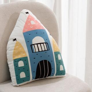 Buy Knight kids cushion blue 34x45 cm in Kuwait