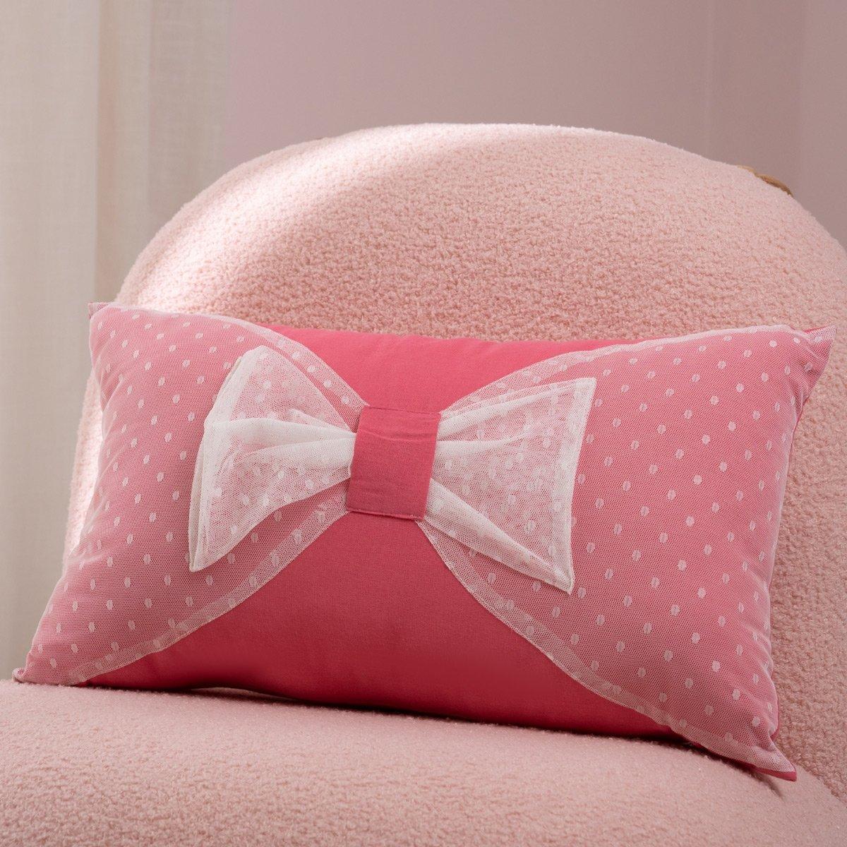 Buy Princess kids cushion pink 30x50 cm in Kuwait