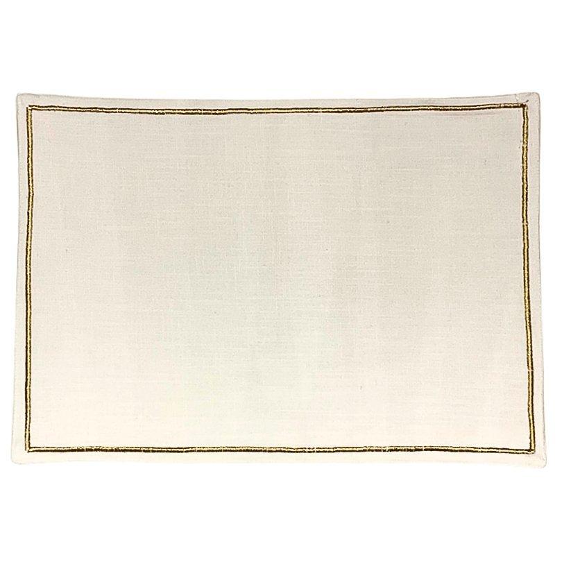 مفرش أطباق مائدة رول ذهبي 33×48 سم