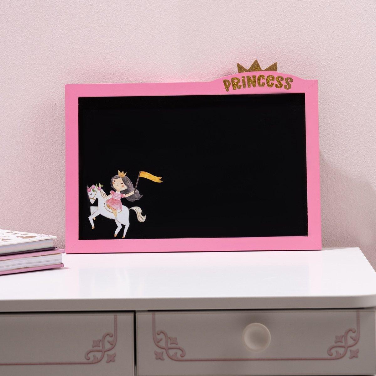 Buy Princess kids chalk board black 40x30x1. 5 cm in Kuwait