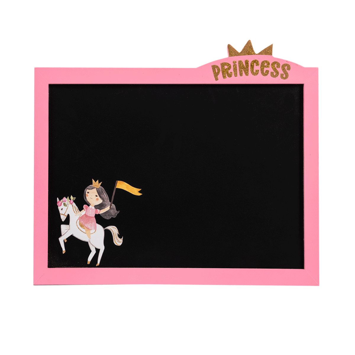 Princess Kids Chalk Board Black 40x30x1.5 cm