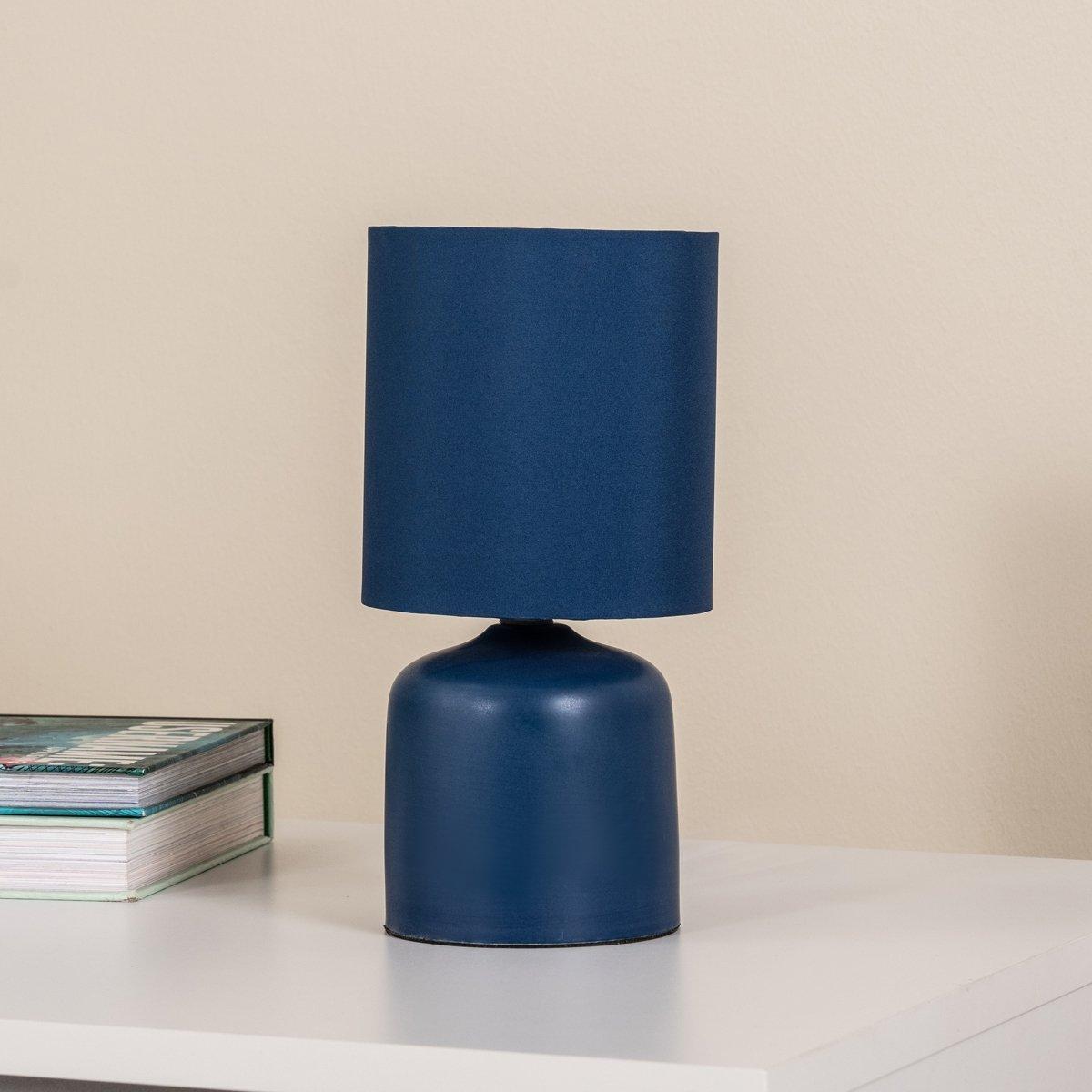 Buy Nod kids table lamp navy d13xh26 cm in Kuwait