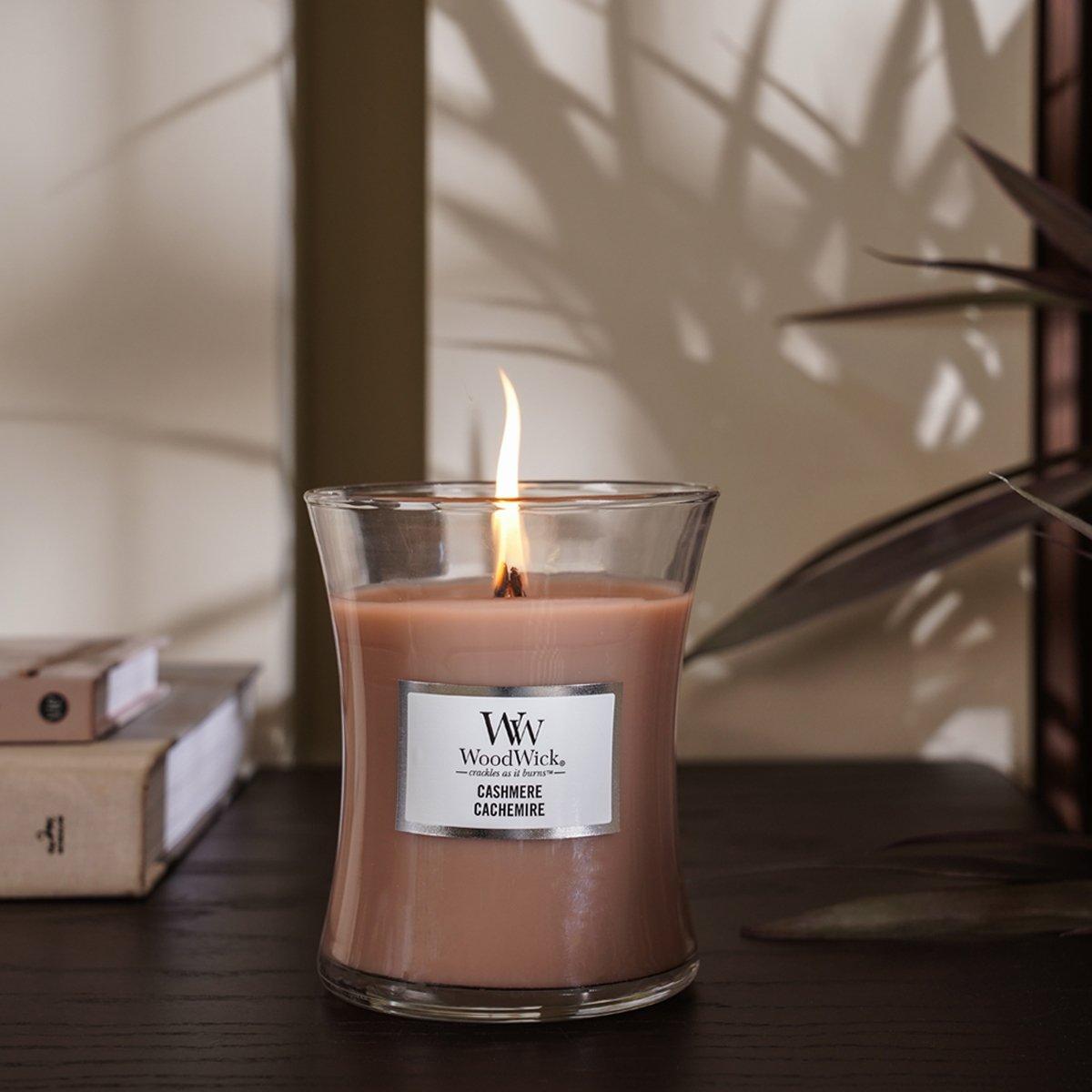 Buy Woodwick cashmere scented candle in Kuwait