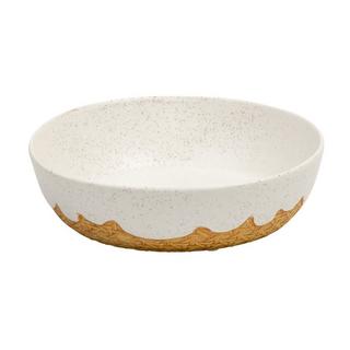 Buy Cane deco bowl beige 19. 8x19. 6x5. 8 cm in Kuwait