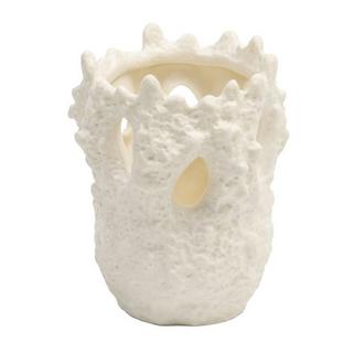 Buy Coral candle holder white 10x9. 7x12. 7 cm in Kuwait