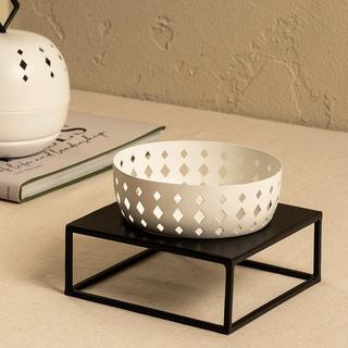 Buy Dana small bowl steel white 13x13x16 cm in Kuwait