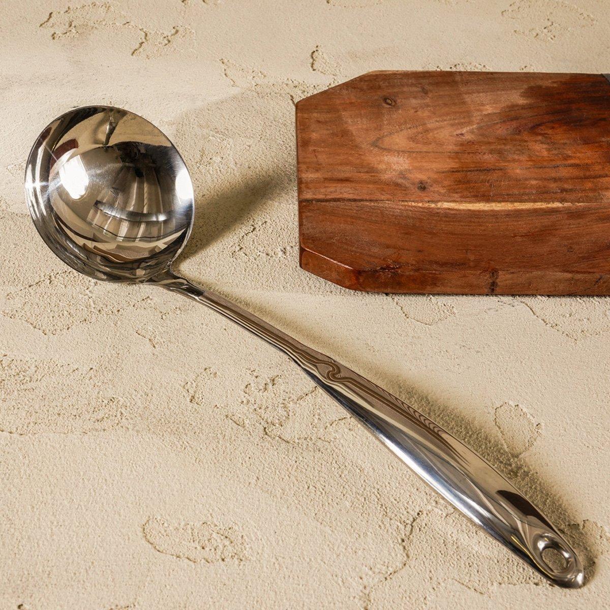 مغرفة شوربة جاد فضية 35 سم