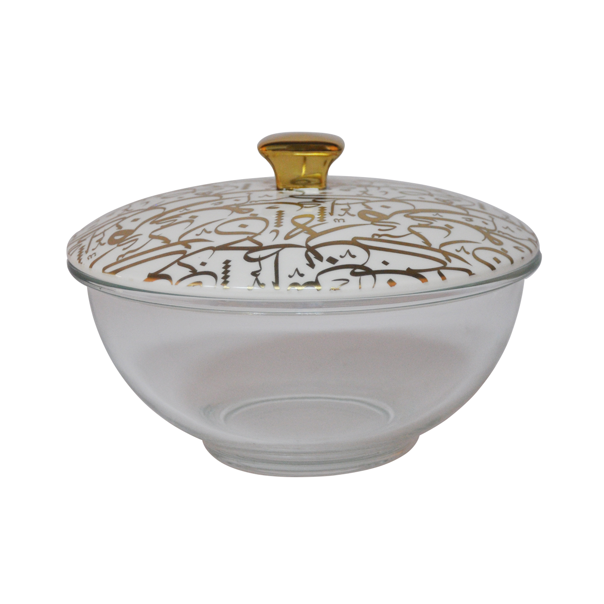 Script Glass Buffet Dish Gold 20.6X14.5 cm in Kuwait | Buy Online ...