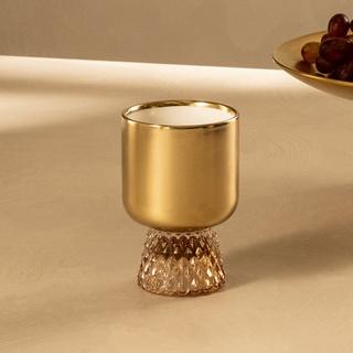 Buy Diamond cone candle holder gold 8. 5x8. 5x13. 1 cm in Kuwait