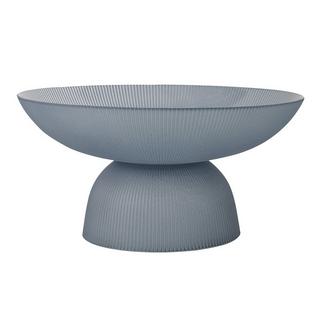 Buy Cone ribbed serving bowl blue 35x35x17 cm in Kuwait