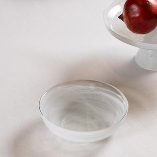 Buy Alabaster serving bowl white 15x4. 5 cm in Kuwait