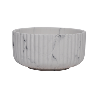 Buy Marble ceramic bowl grey 15x7. 5 cm in Kuwait