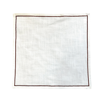 Buy Rule napkin brown 45x45 cm in Kuwait