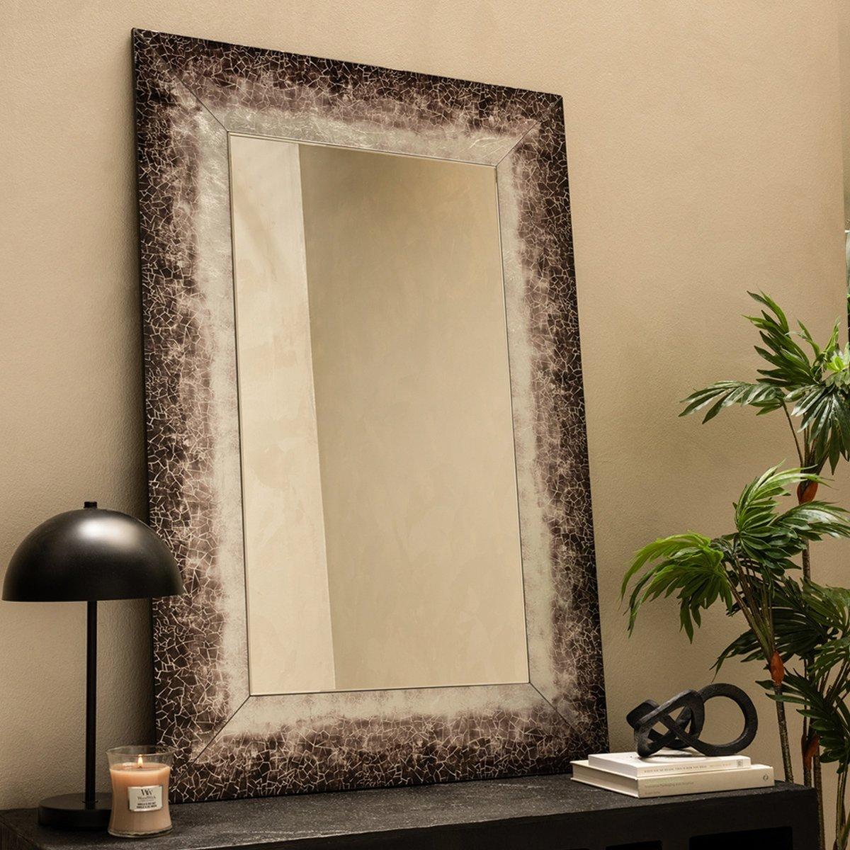 Iris Round Mirror Brown 80X120X1.6 cm