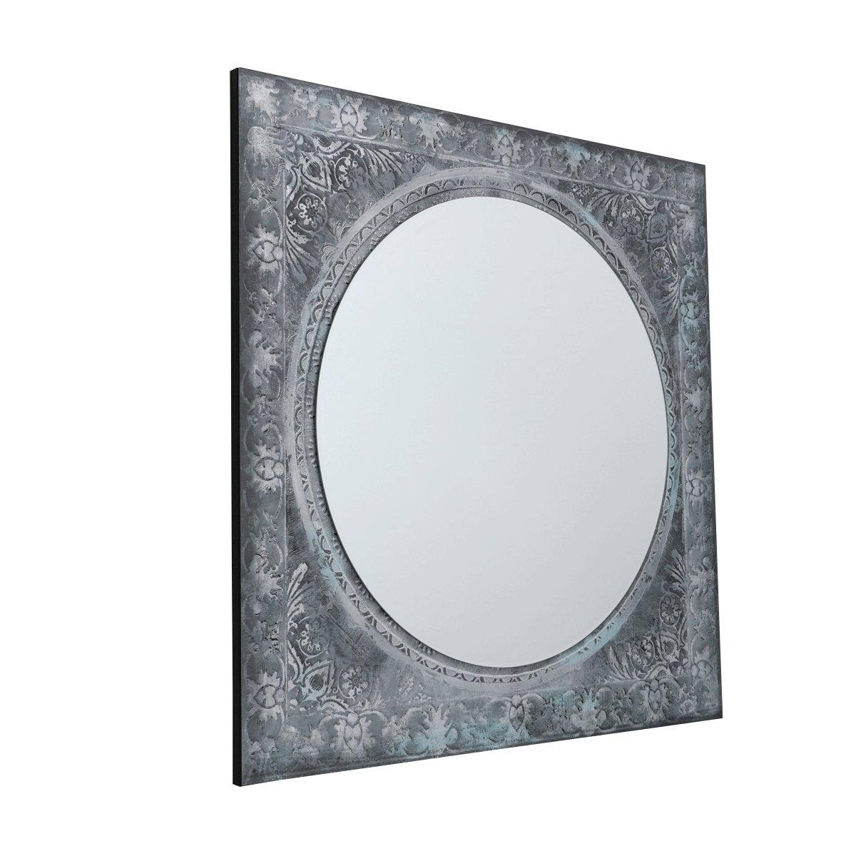 Mandala Mirror Silver 80X80X1.6 cm